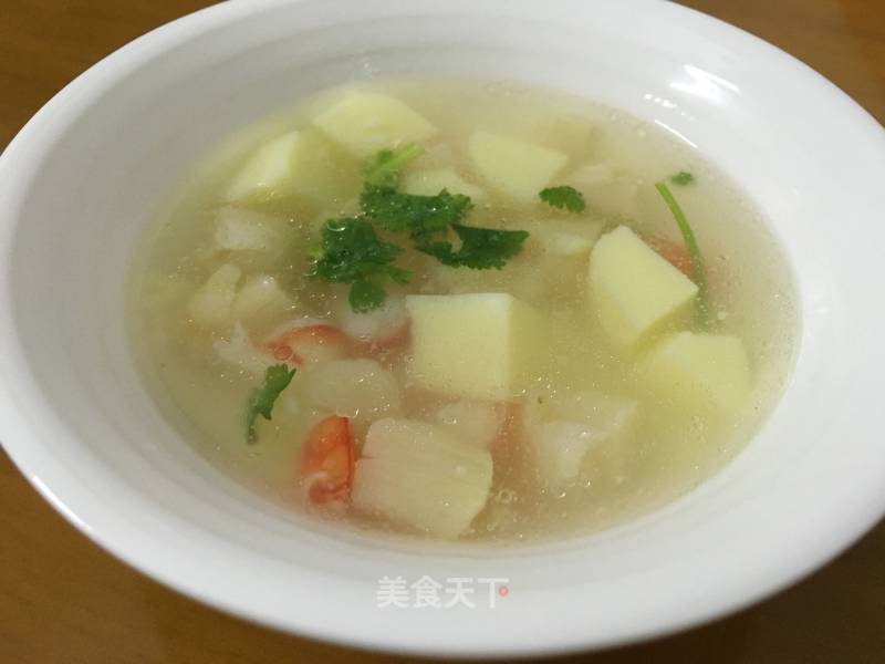 Tofu Soup with Scallops