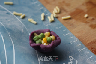 A Collection of Color, Fragrance and Taste, and Can Pull Out A Long Snack---【purple Sweet Potato Cheese Ball】 recipe