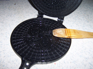 【egg Roll Baking Pan】black Sesame Egg Roll recipe