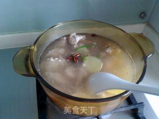 Braised Lamb Stewed with Radish recipe
