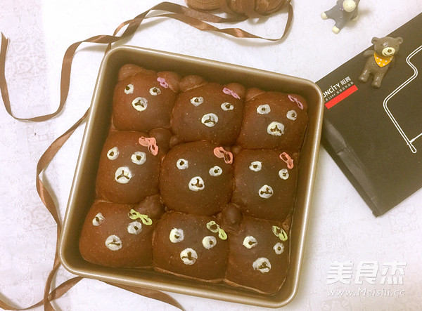 Chocolate Rilakkuma Bun recipe