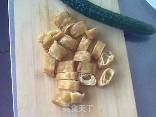 Fried Fritters with Cucumber recipe