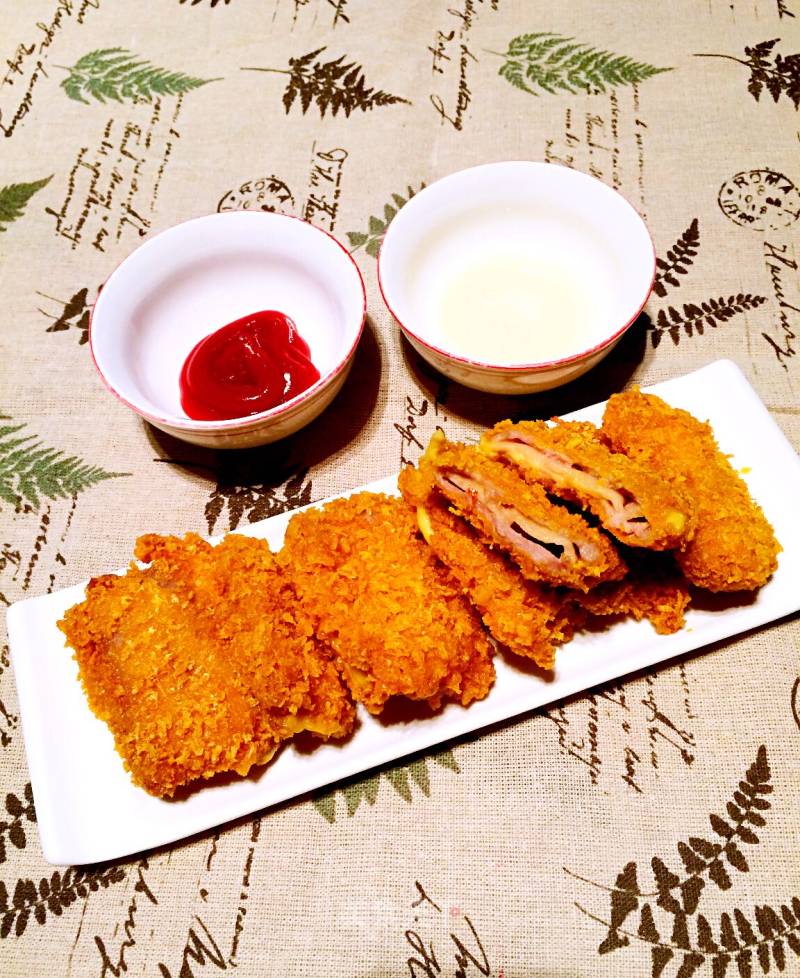 Ham and Cheese Tonkatsu recipe
