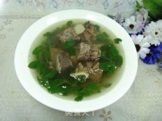 Mint Steak Soup recipe