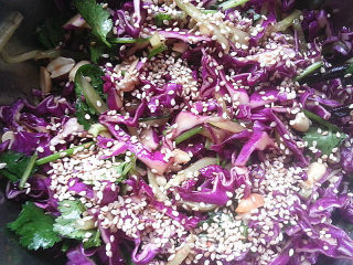 Purple Cabbage Salad recipe