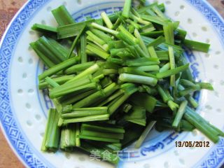 Shrimp with Leek and Dried Tofu recipe