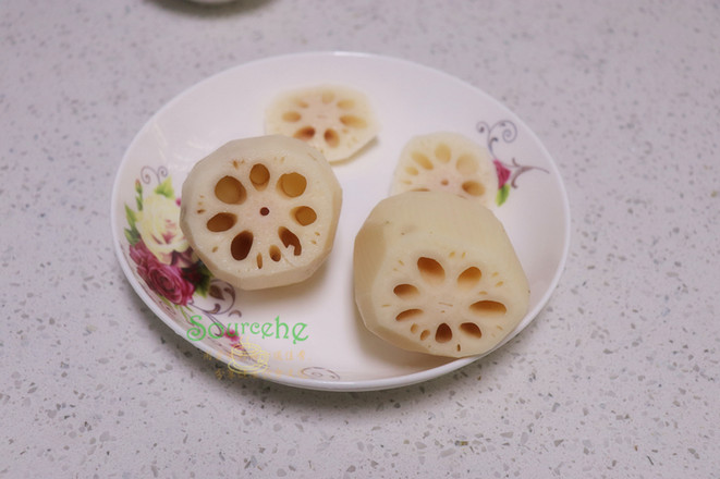 Millet Stuffed Lotus Root recipe