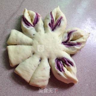 Sunflower Purple Sweet Potato Bun recipe