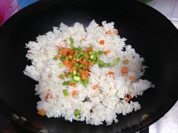 "crab Flavor" Soy Sauce Fried Rice recipe