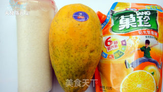 Help The Digestion of The Stomach and Intestines-orange Juice Corn Papaya recipe