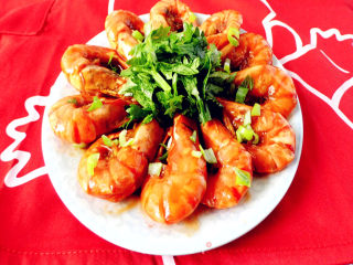 [lu Cuisine] Braised Prawns in Brown Sauce recipe