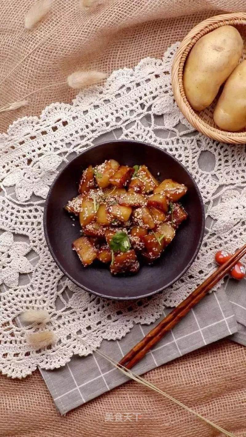 Sweet and Sour Potatoes recipe