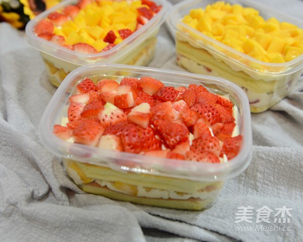 Fruit Box Cake recipe