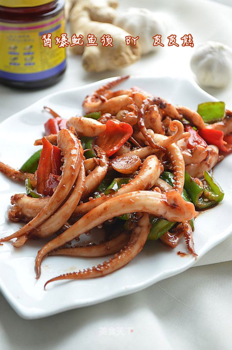 Zero-cooking Fast Hand Delicious Stir-fry [sauce Fried Squid Mustard]
