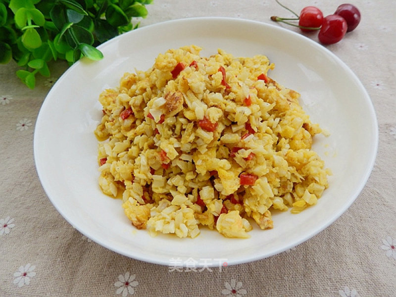 Scrambled Eggs with Rice White recipe