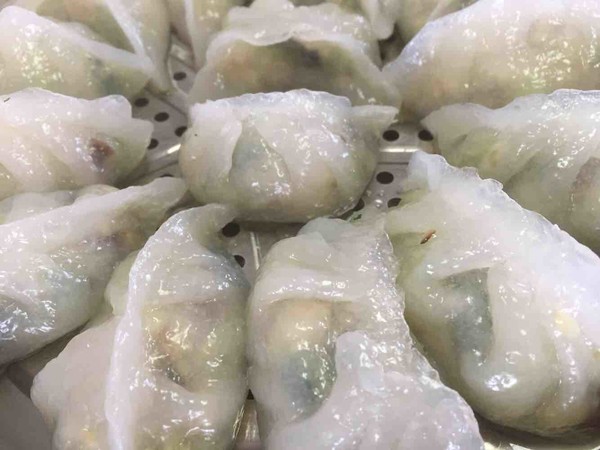 Crystal Green Shrimp Dumplings recipe
