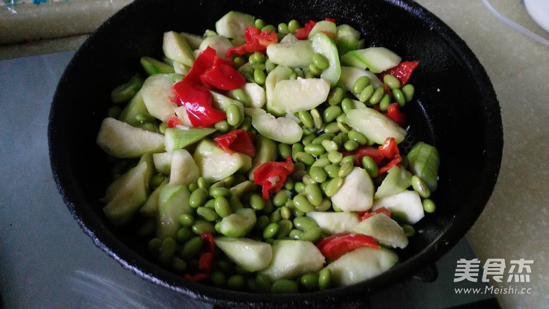 Loofah Edamame recipe