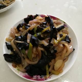 Fried Fungus with Onion recipe