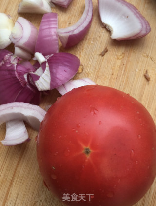 "meat, Meat Dishes" Stir-fried Beef with Onion and Tomato recipe