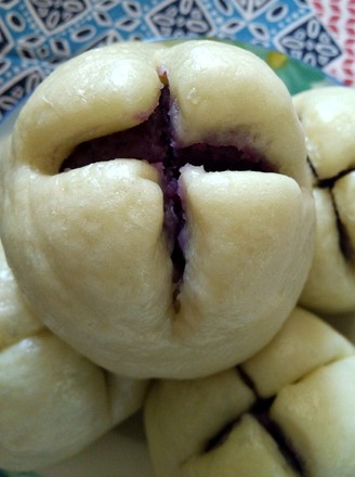 Milky Purple Sweet Potato Mantou
