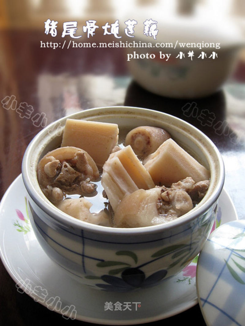 Lotus Root and Pigtail Soup recipe