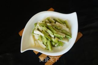 Yam Bitter Gourd Strips recipe