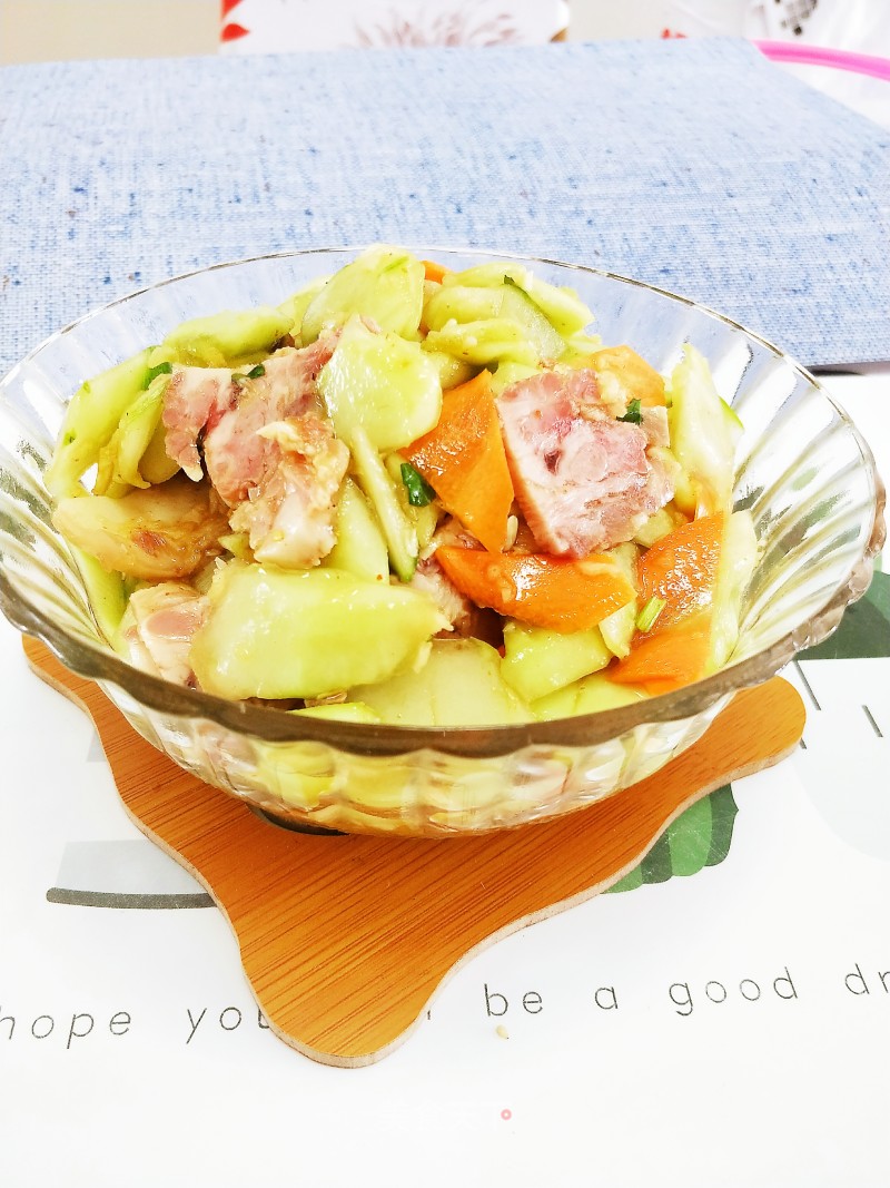 Cucumber with Pork Head recipe