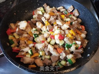 Fried Diced Fish with Dried Egg recipe