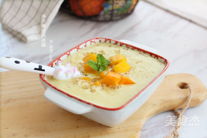 Mango Coconut Milk Sago recipe