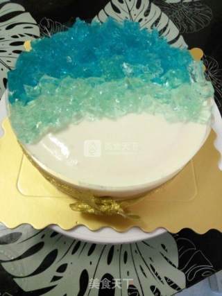 Ocean Yogurt Mousse Cake recipe