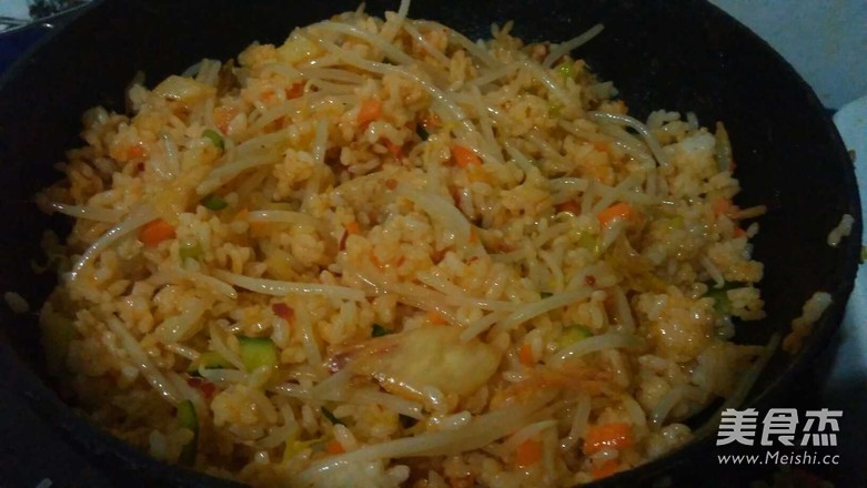 Spicy Cabbage Fried Rice recipe