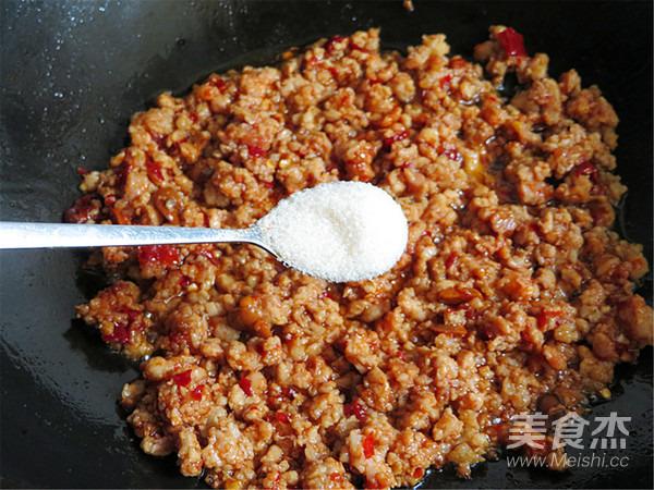 Steamed Tofu with Minced Meat recipe