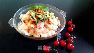 #aca烤明星大赛# Refreshing Liangpi (no-failure for No-washing Noodles) recipe