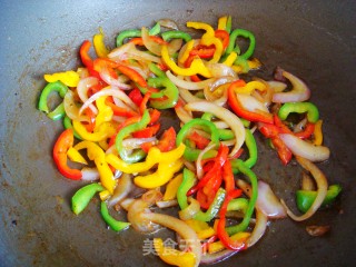 Bell Pepper Egg Baked Pizza recipe