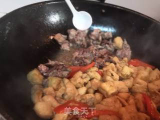 Beef Stir-fried Tofu recipe