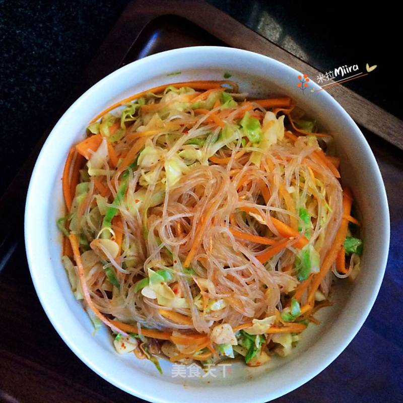 Vermicelli Mixed Cabbage recipe