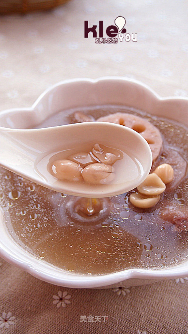 Lotus Root Peanut Chicken Feet Soup recipe