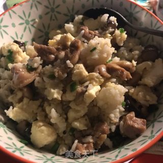 Mushroom Chicken and Egg Bibimbap recipe