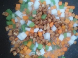 Pastoral Three-color Diced Pork recipe