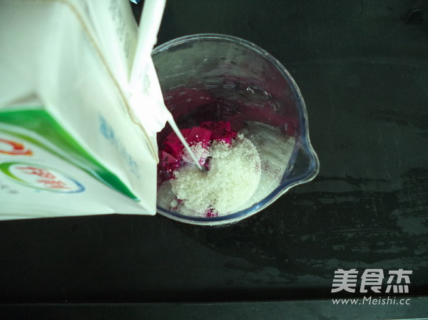 Dragon Fruit Milk Stick recipe