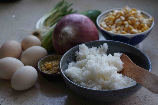 Corn and Egg Fried Rice recipe