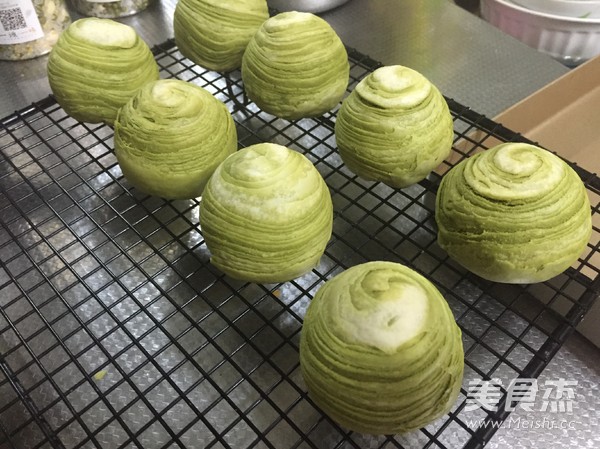 Bean Paste Egg Yolk Matcha Crisp recipe