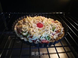 Onion Ham Pizza recipe