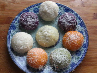 Five-color Nutritious Glutinous Rice Cake recipe