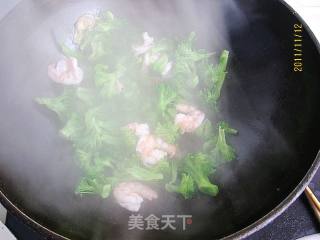 Fried Shrimp Balls with Broccoli recipe
