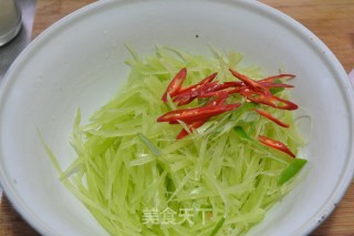 My Favorite Cold Dish for Chinese New Year [sweet and Sour Lettuce Shreds] recipe