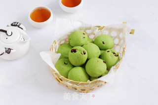 Matcha Cranberry Mochi recipe