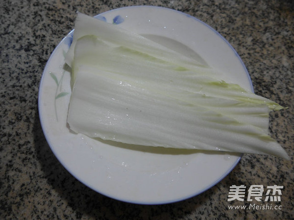 Hot and Sour Cabbage Stem recipe