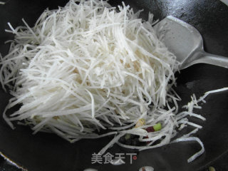 Shredded Radish with Tempeh recipe