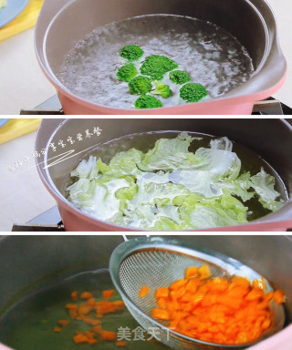 Mixed Vegetable Cod Cat Rice Ball—baby Loves to Eat Vegetables Ever Since recipe